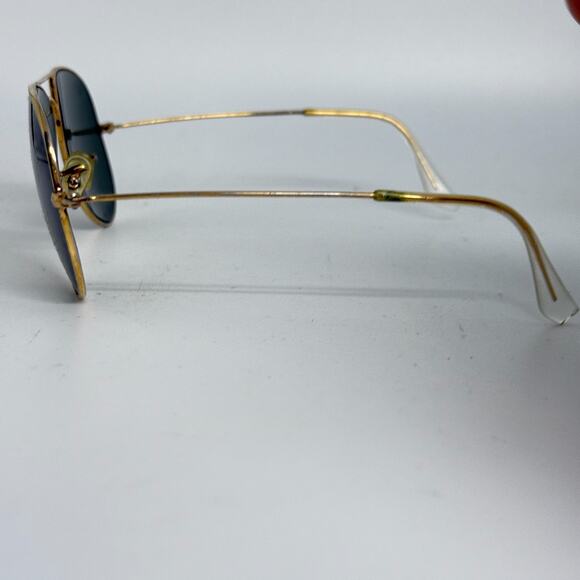 Ray-Ban Sunglasses RB3025 Aviator Classic Arista Gold Frame Green Lenses 20068 - Picture 2 of 8